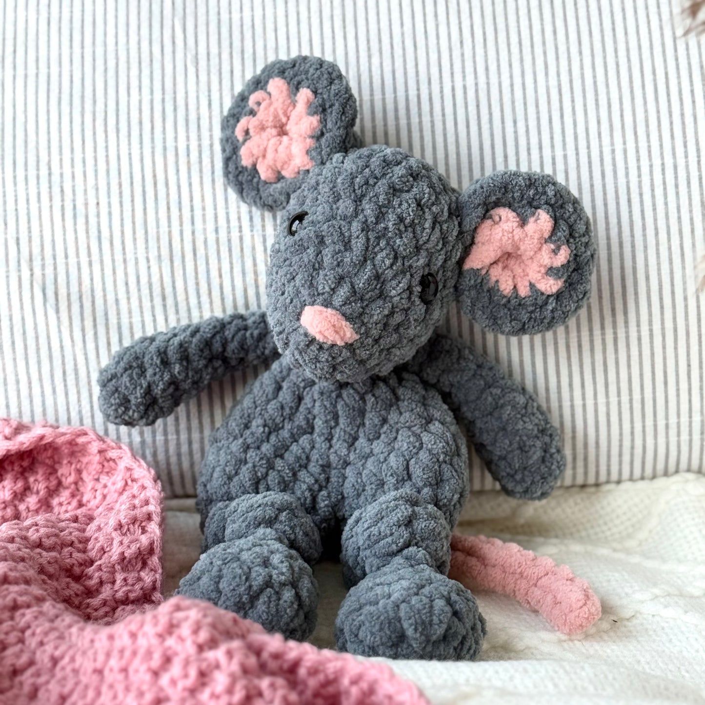 Mimi the Mouse - Gray - Two Elephants