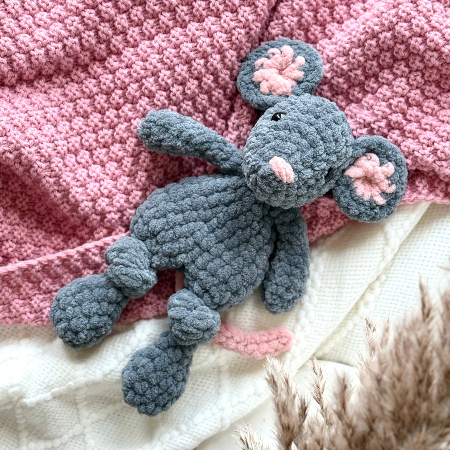 Mimi the Mouse - Gray - Two Elephants
