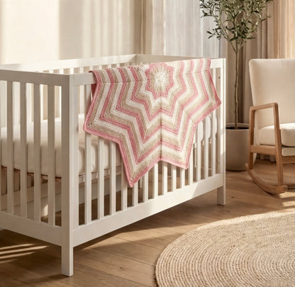 Star Baby Blanket - Two Elephants - 