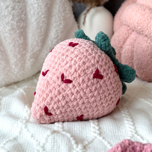 Strawberry Throw Pillow - Two Elephants