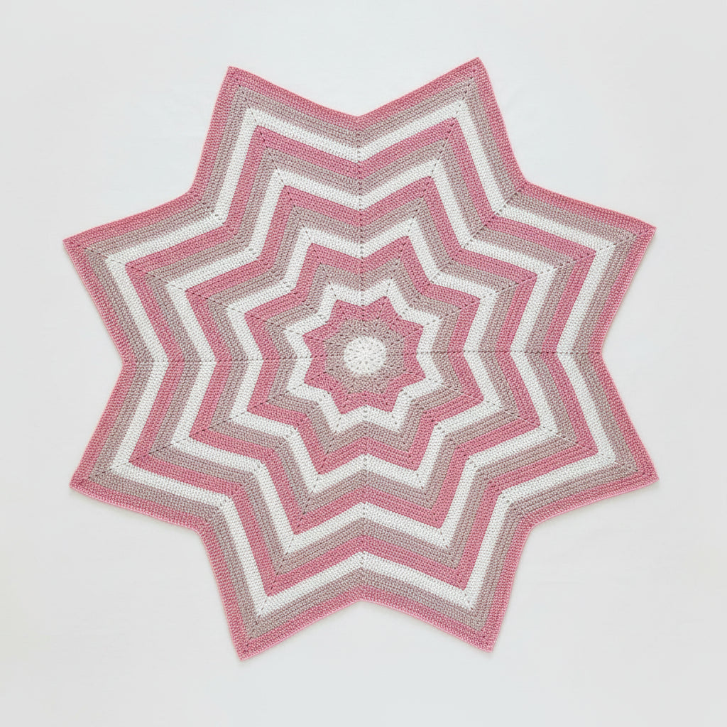 Star Baby Blanket - Two Elephants - 